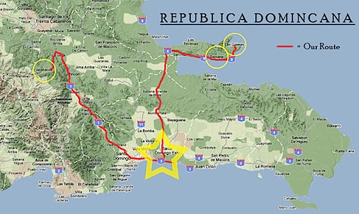 dominican republic backpacking route