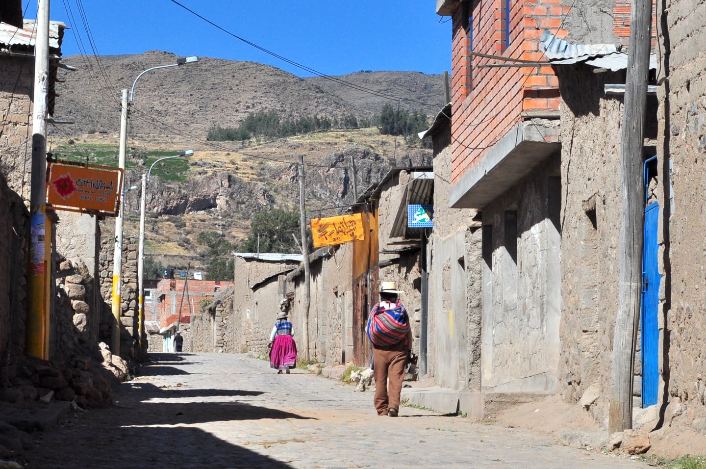 Cabanaconde Peru streets