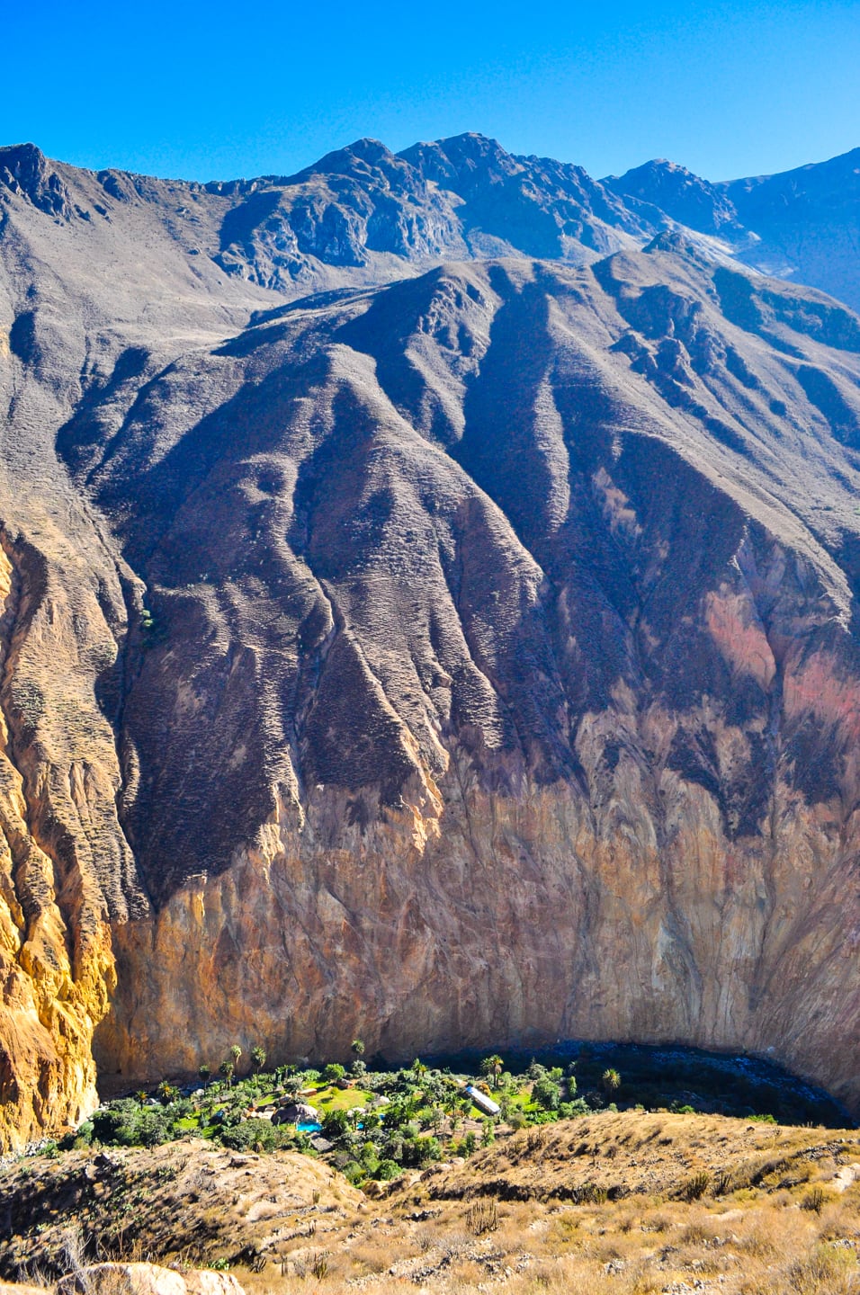 two day colca canyon trek Sangalle Peru