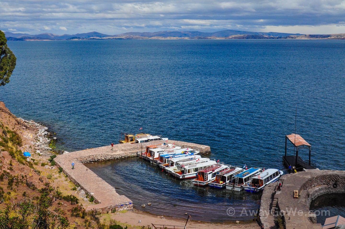 Puerto Chilcano Isla Taquile Island Lake Titicaca Peru