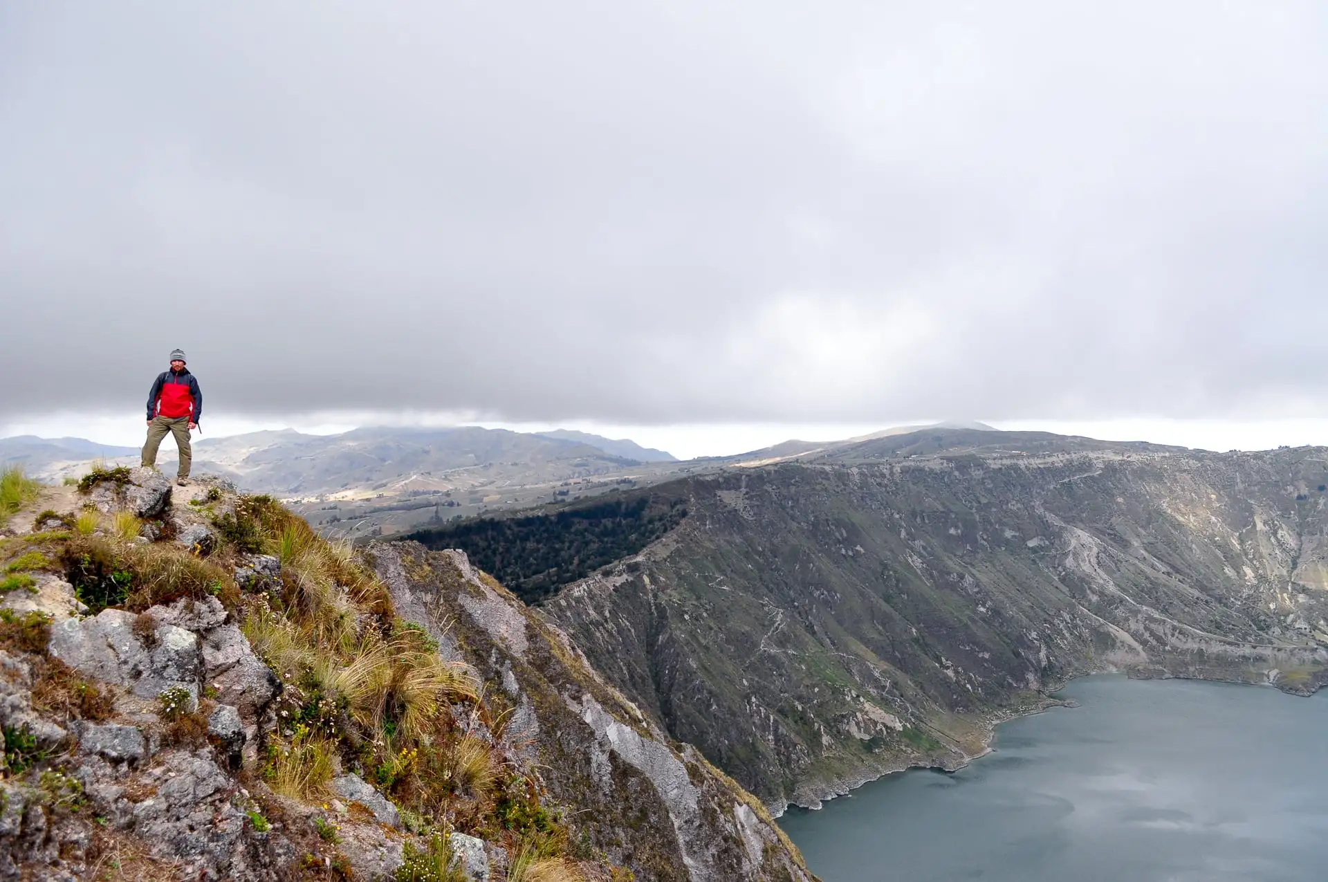 Quilotoa Crater Lake Ecuador Rim Hike