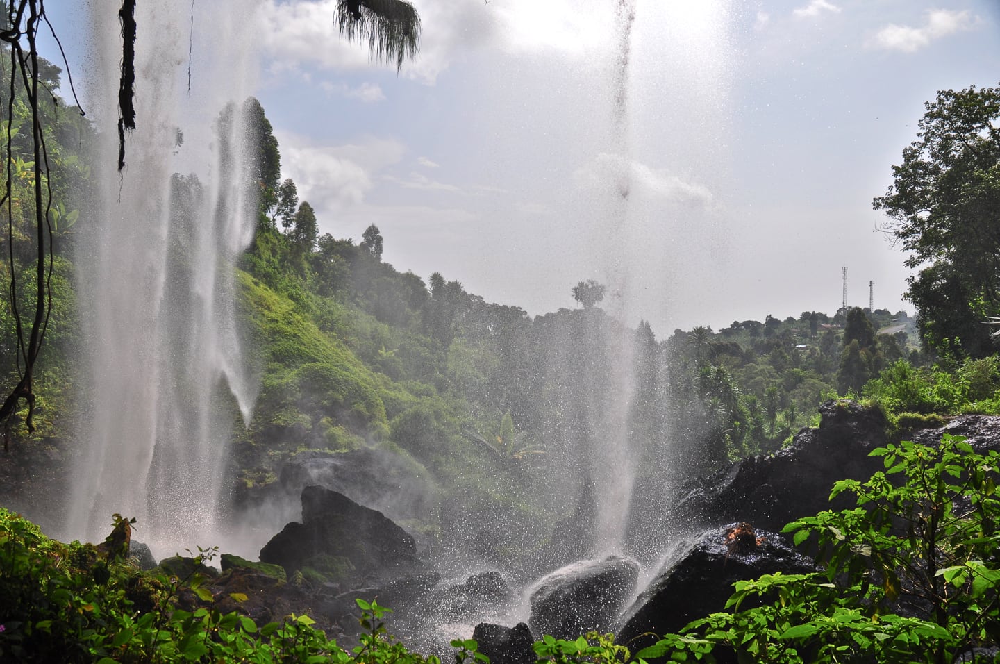 behind middle sipi falls uganda