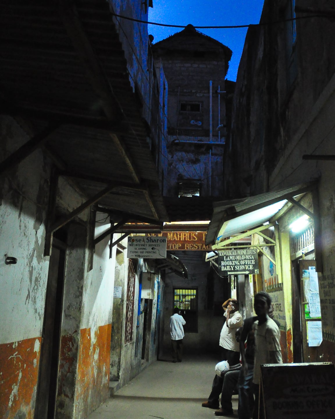 Lamu Kenya by night