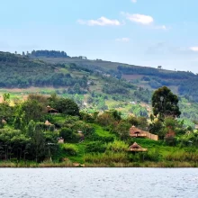Lake Bunyonyi Uganda Byoona Amagara boat