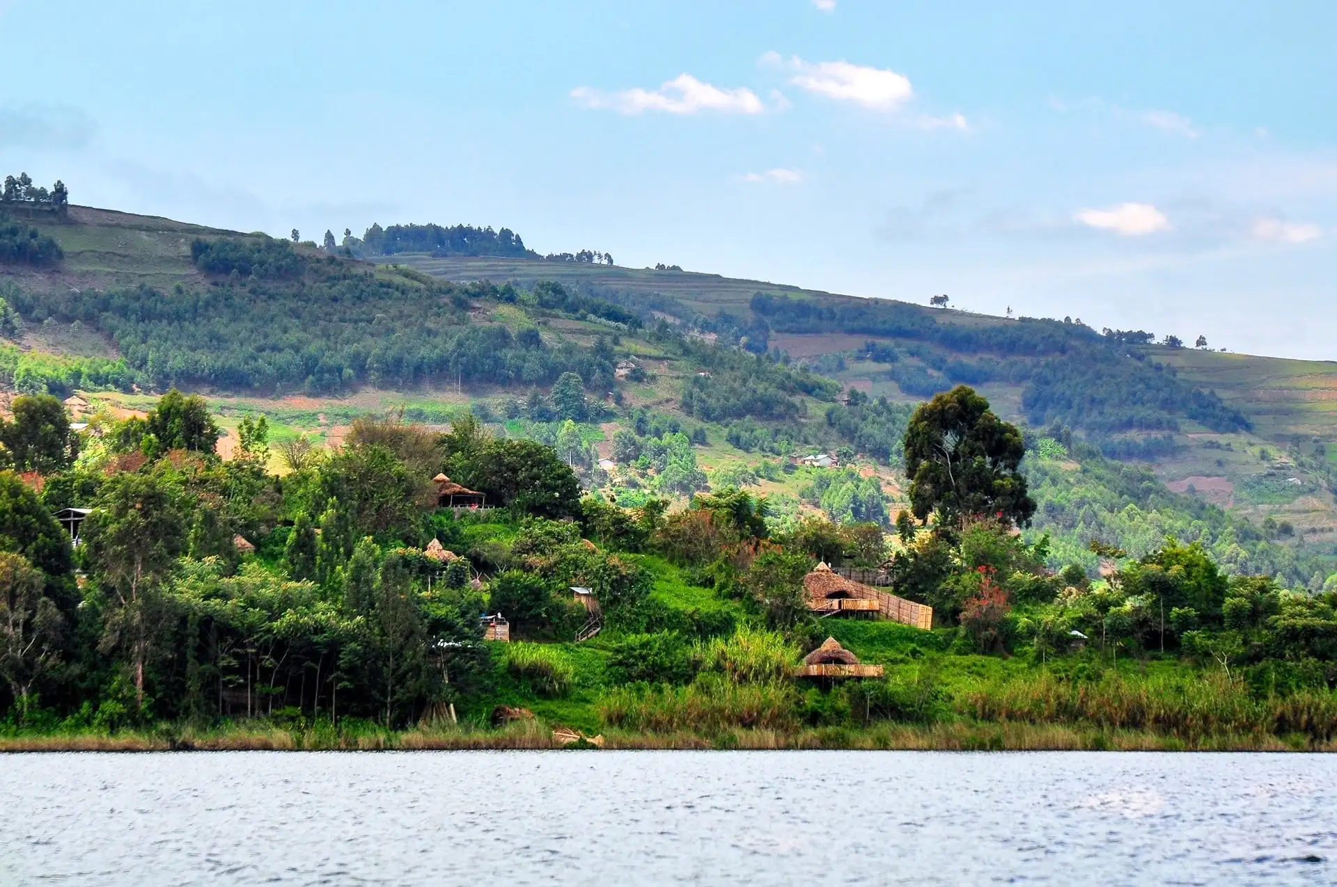 Lake Bunyonyi Uganda Byoona Amagara boat
