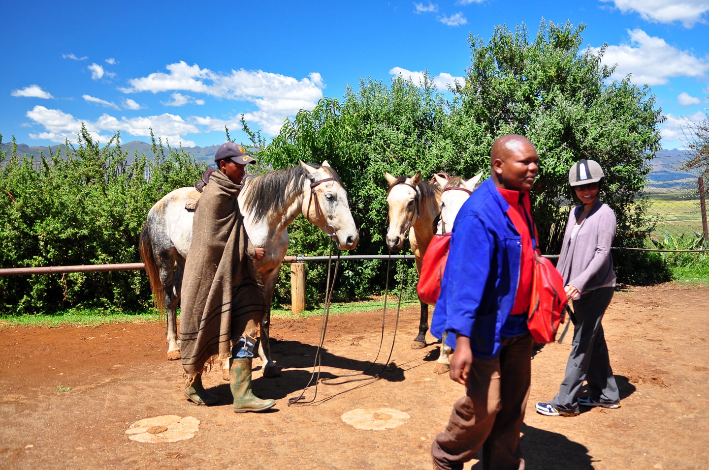 pony guides Malealea Lodge Lesotho
