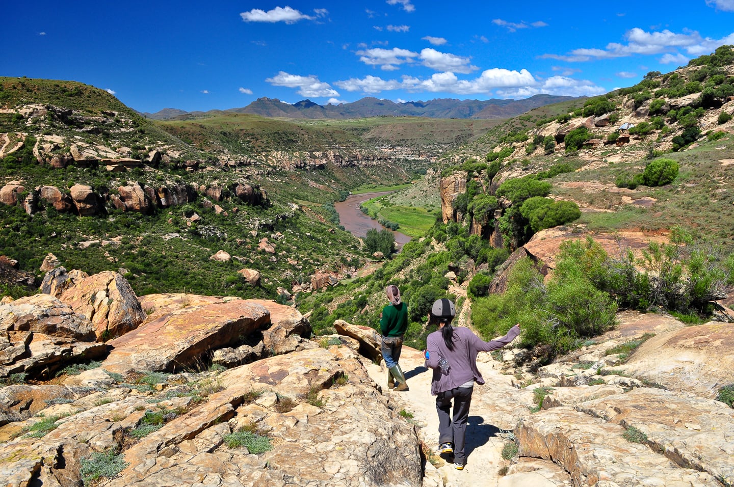 gorge trekking Lesotho