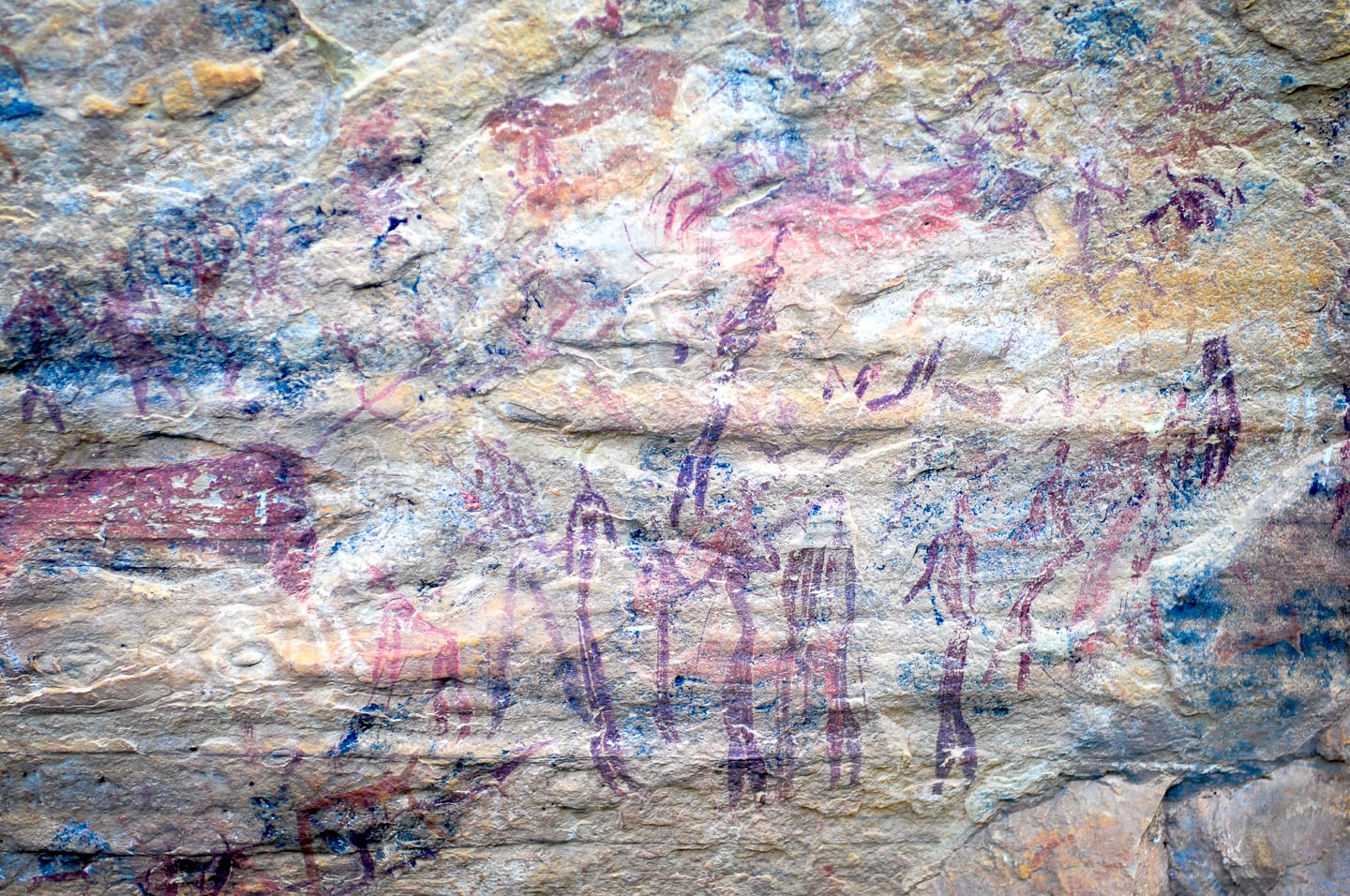 ancient San people paintings