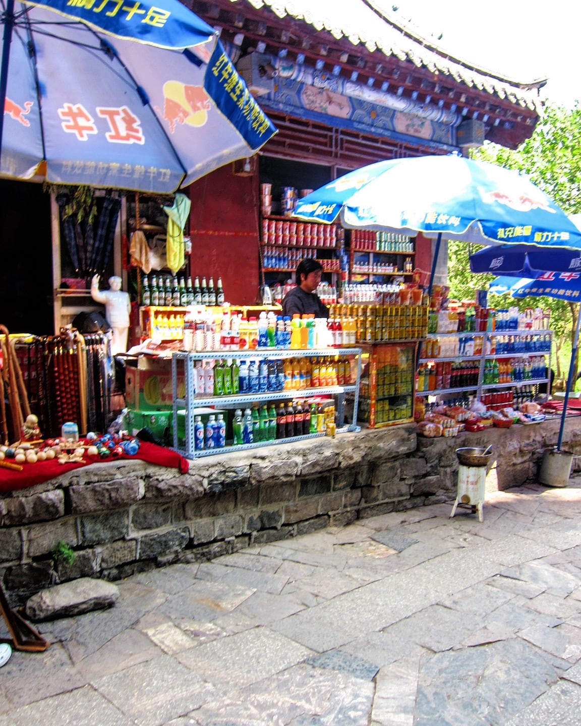 Beverages for sale in China