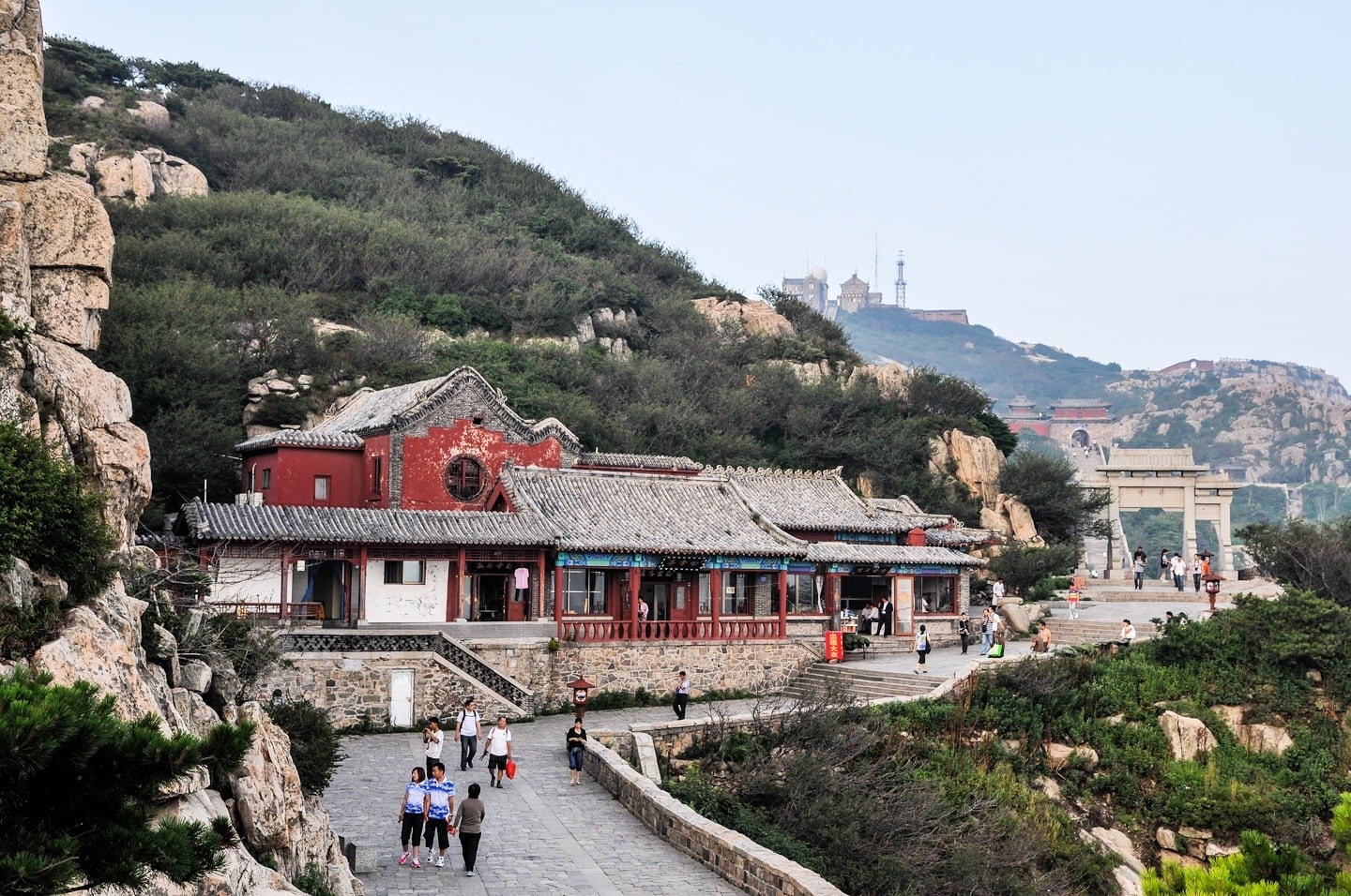 Main Street on Mount Tai China