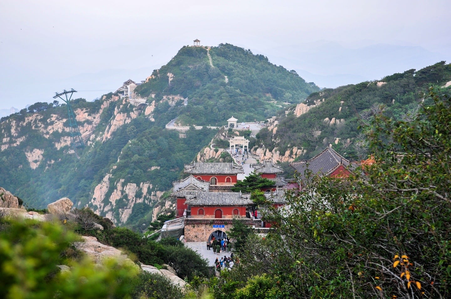 summit village on Mount Tai