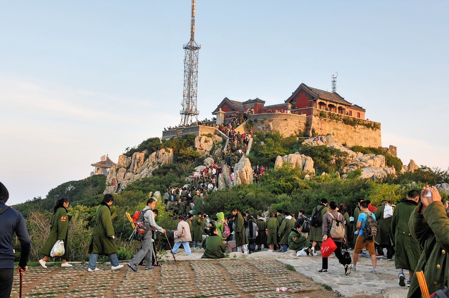 palace on Taishan Mountain China