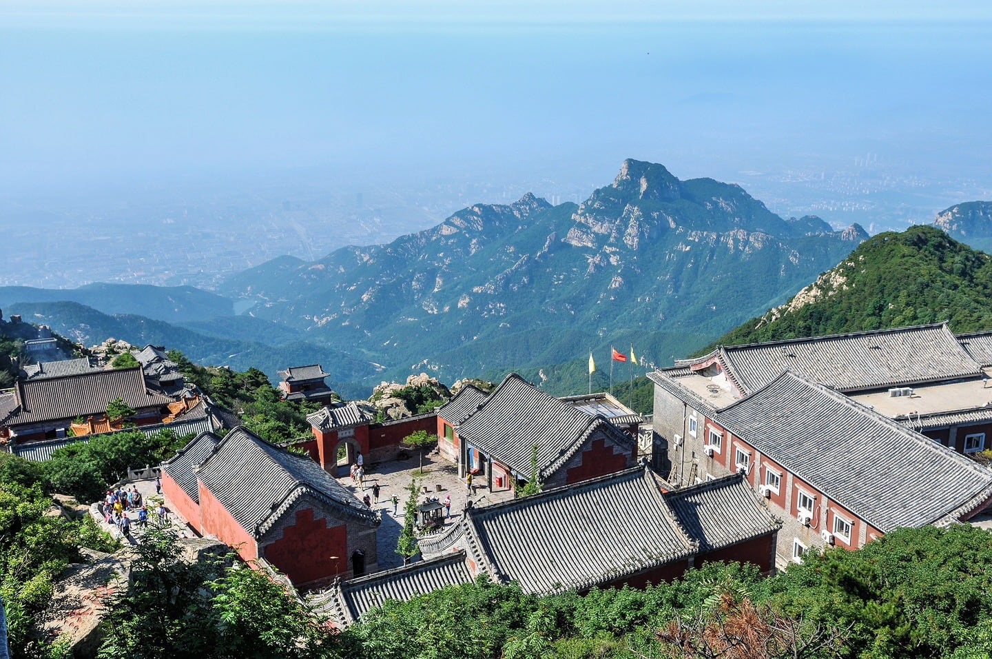 summit view of Mount Tai China