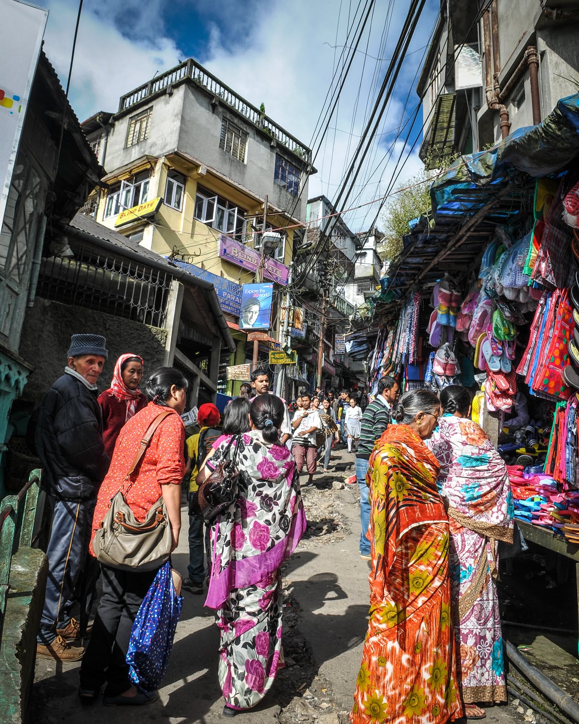 shopping in Darjeeling Hill Station India