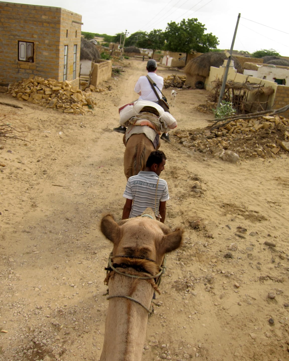 man on camel in Khuri Village