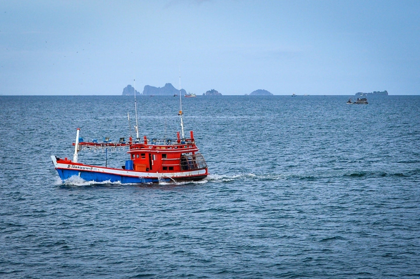 night boat koh tao gulf of thailand