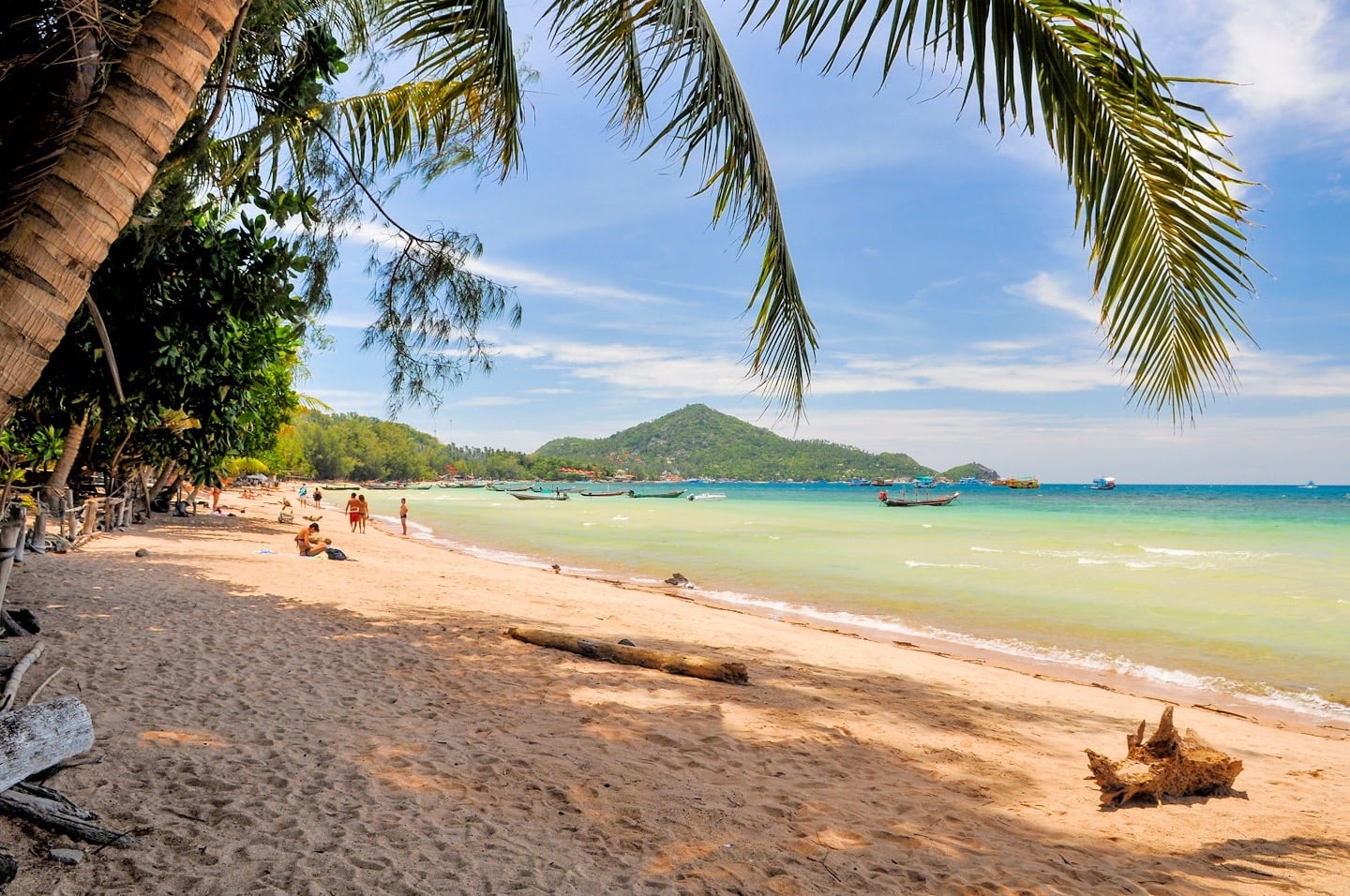 Sairee Beach and Village Koh Tao Thailand