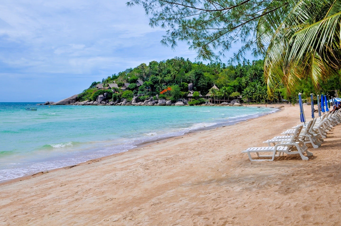 Sairee Beach at Sairee Village Koh Tao Thailand