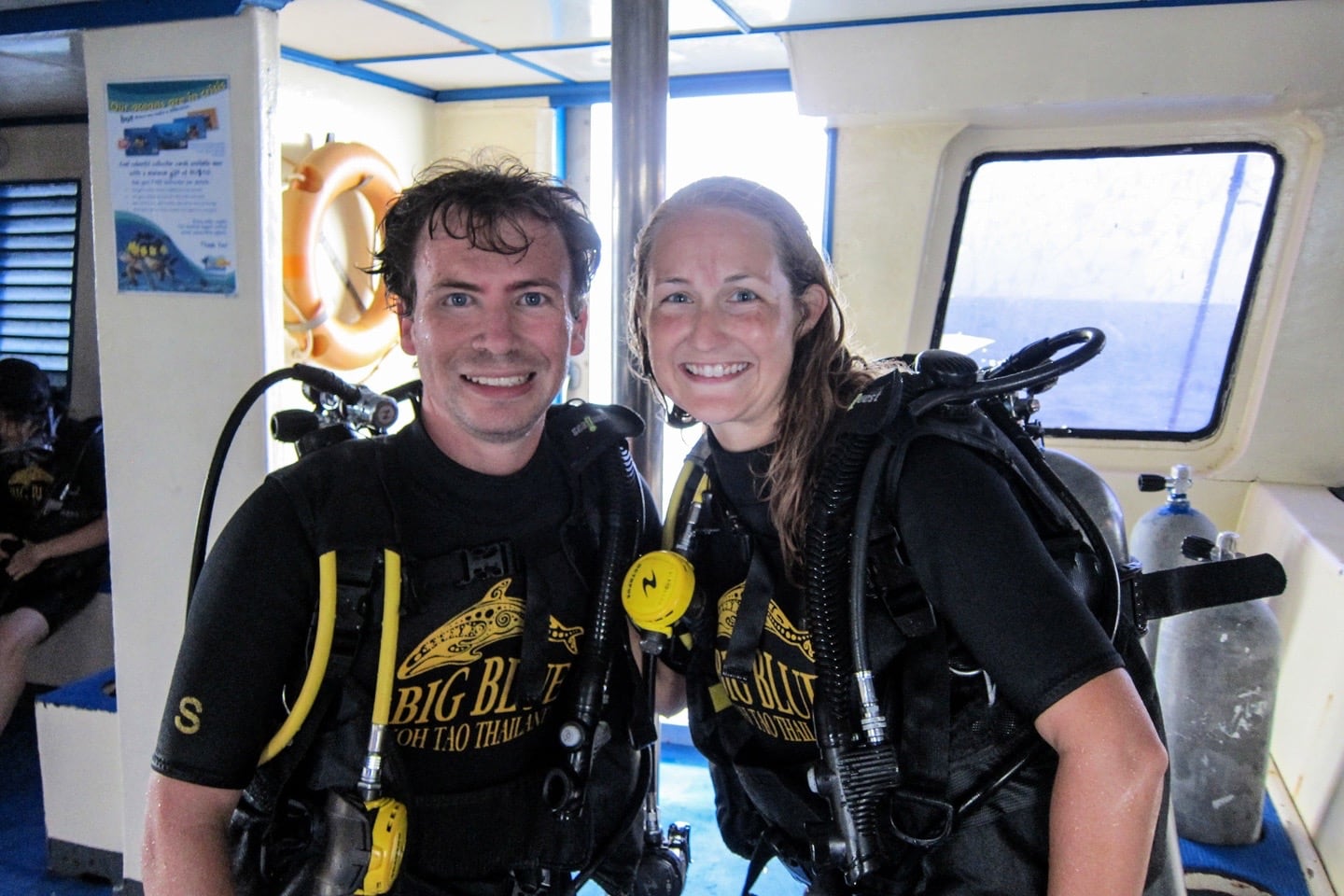 diving with big blue koh tao