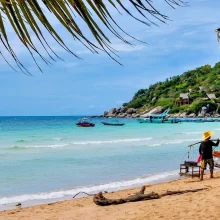 Sairee Beach in Sairee Village Koh Tao