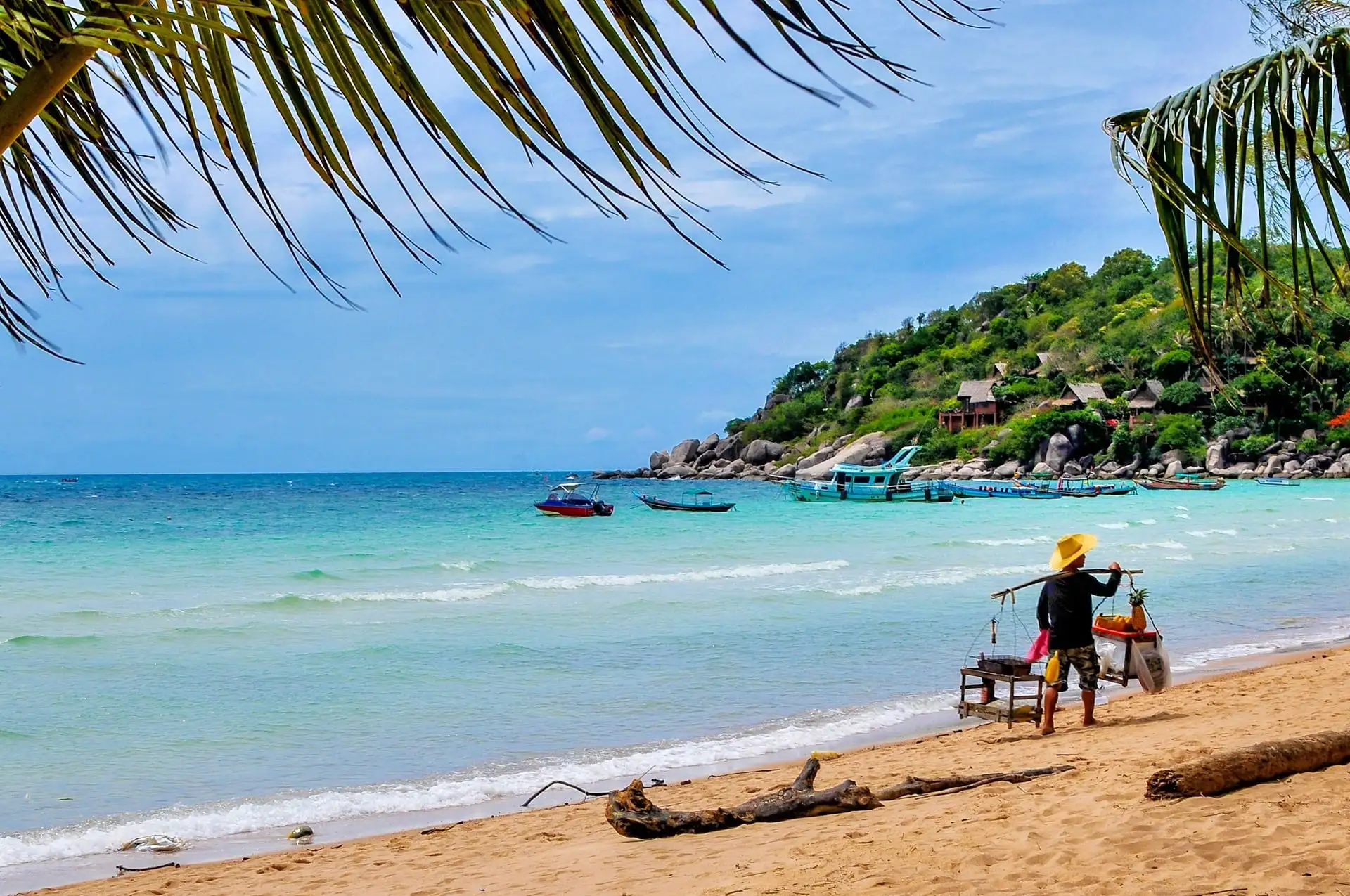 Sairee Beach in Sairee Village Koh Tao