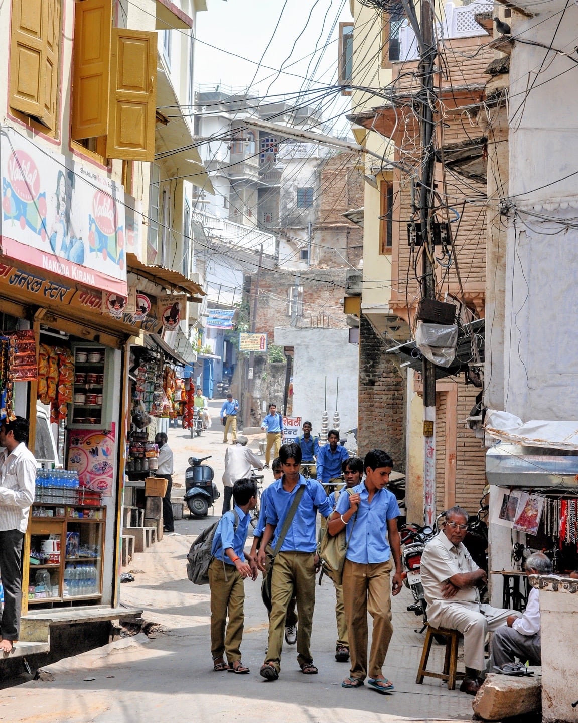 school children in Udaipur India