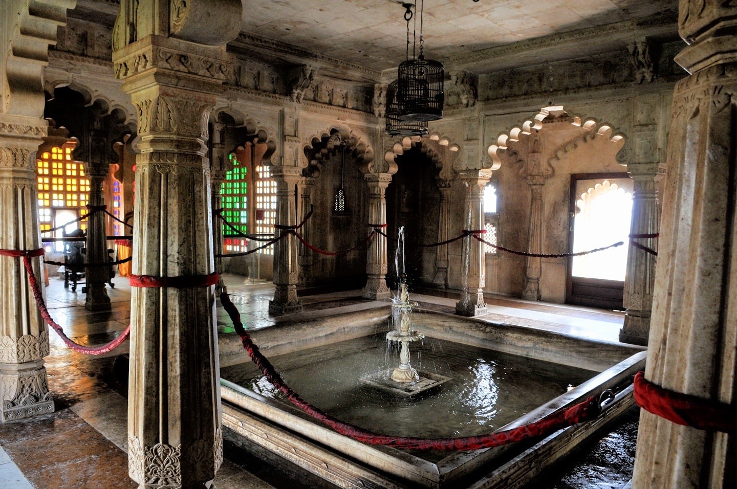 inside Udaipur City Palace
