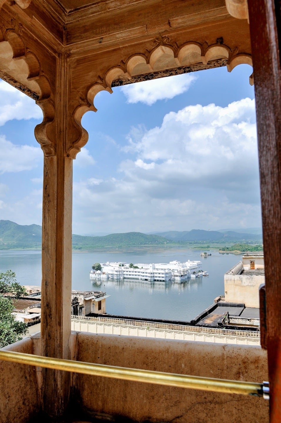 taj lake palace from City Palace