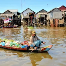 Kompong Phluk floating village Cambodia