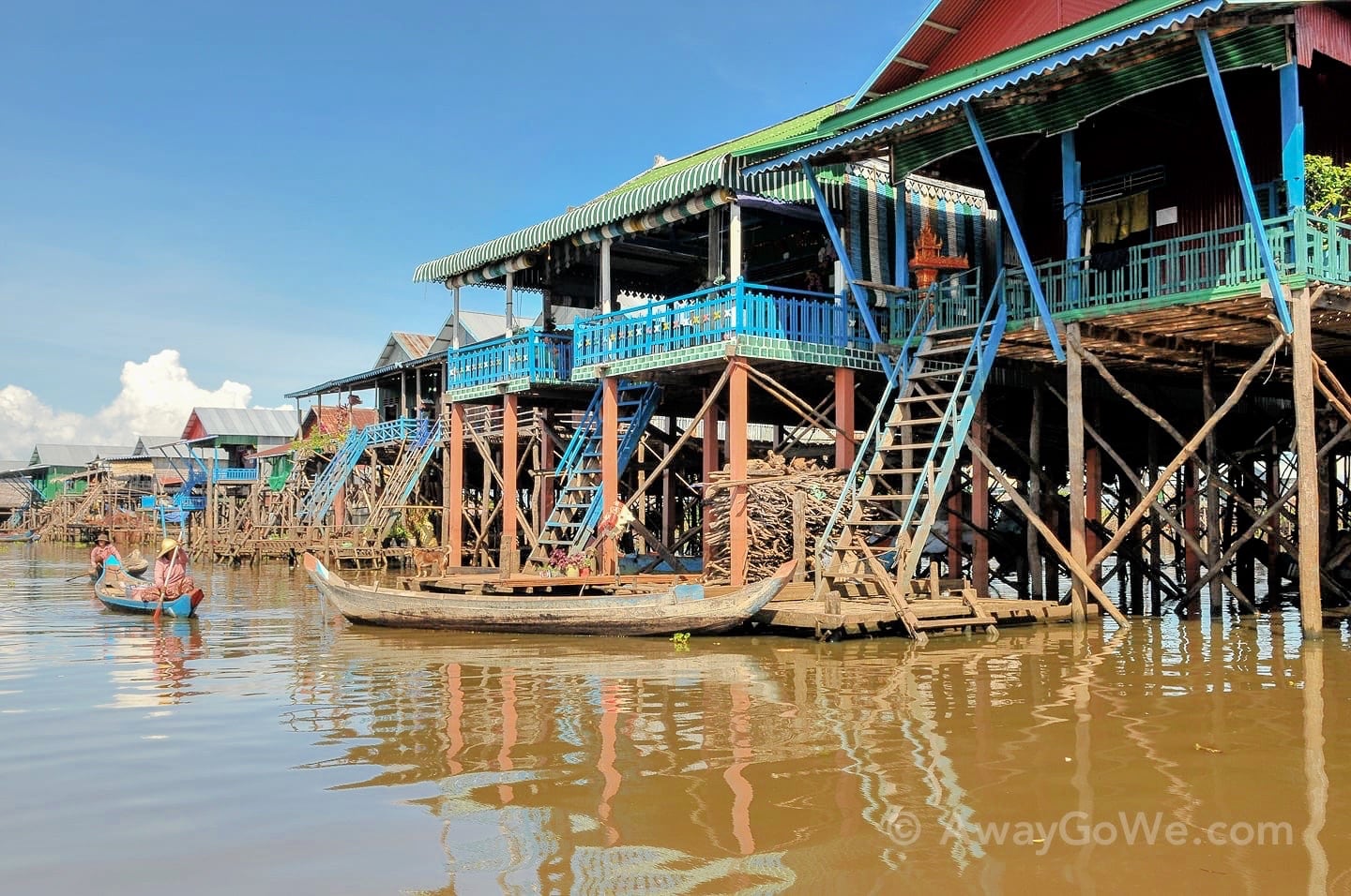 kompong phluk floating village cambodia