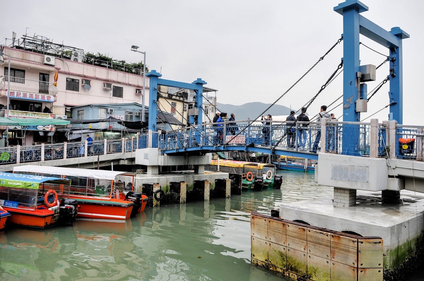 what to do in tai o fishing village ferry bridge