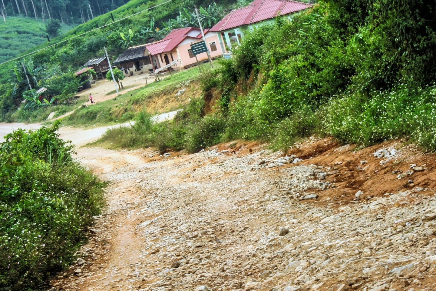 Thakhek Loop unsealed road