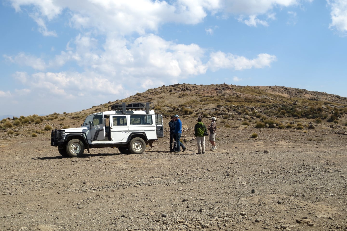 Land Rover Defender in Lesotho