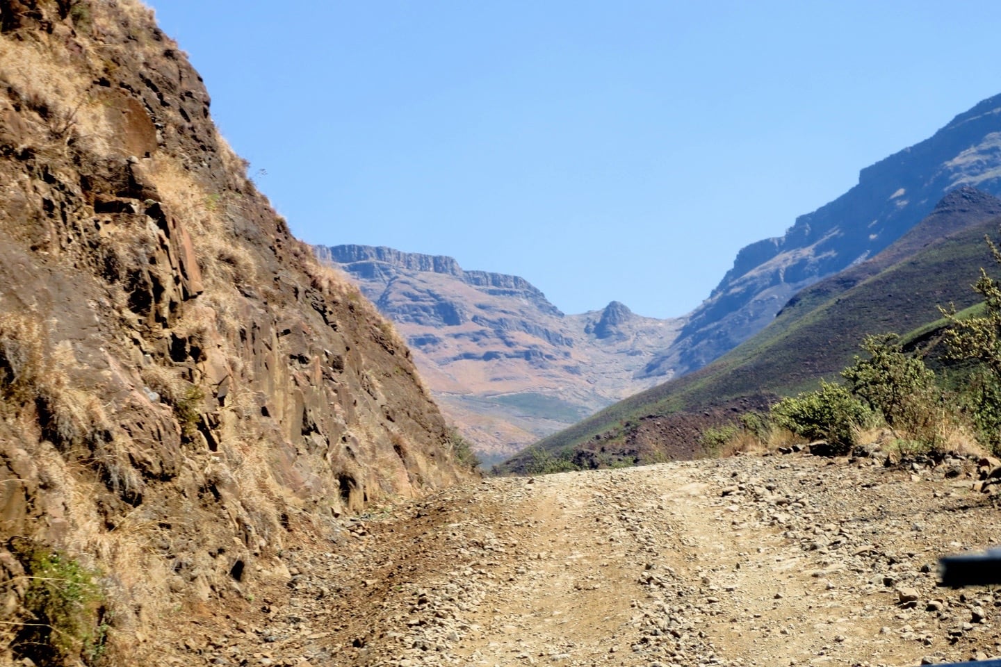 road to Sani Pass South Africa