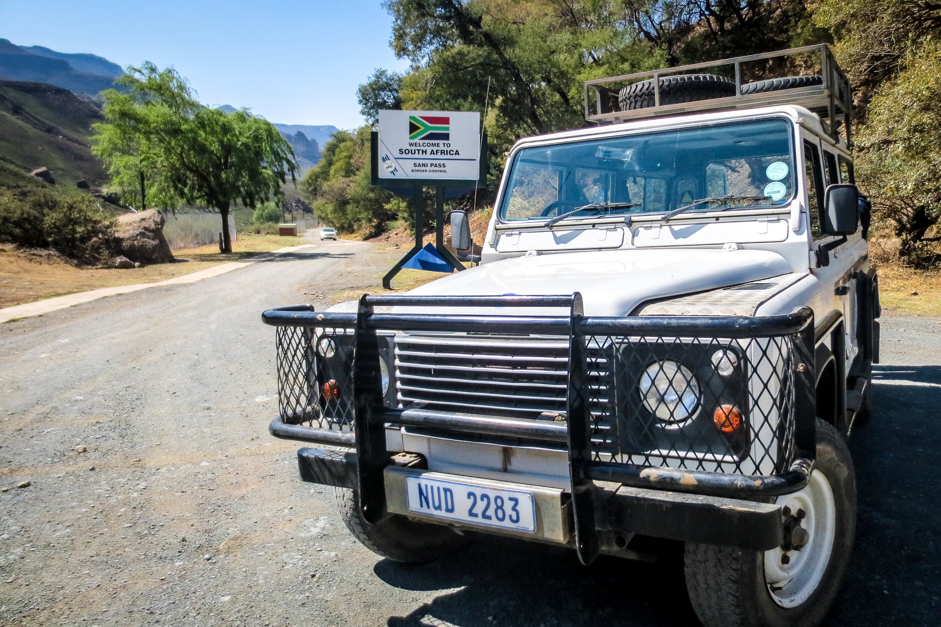 Land Rover Defender 4x4 Sani Pass South Africa tour