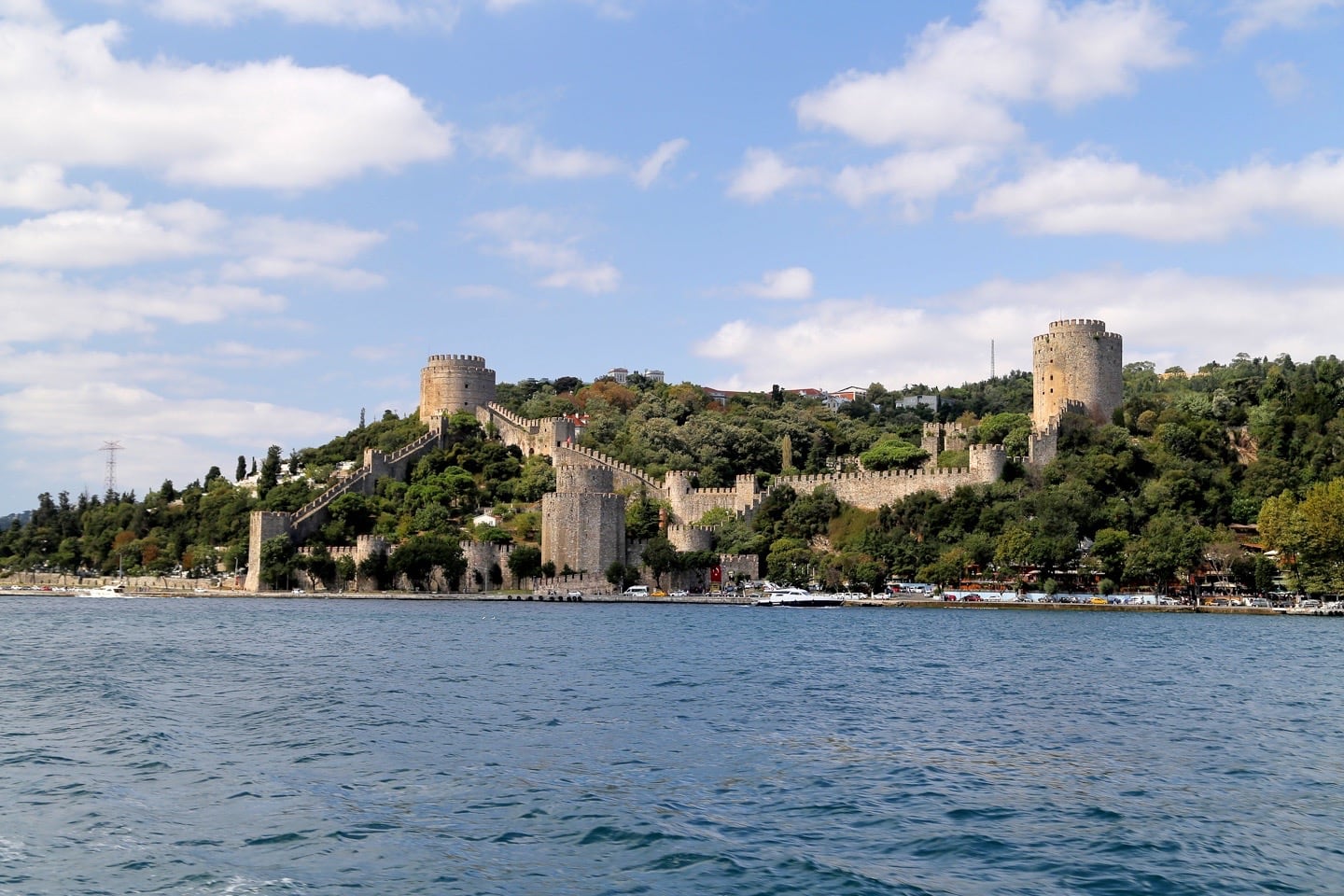 Rumeli Fortress from Bosphorus Cruise