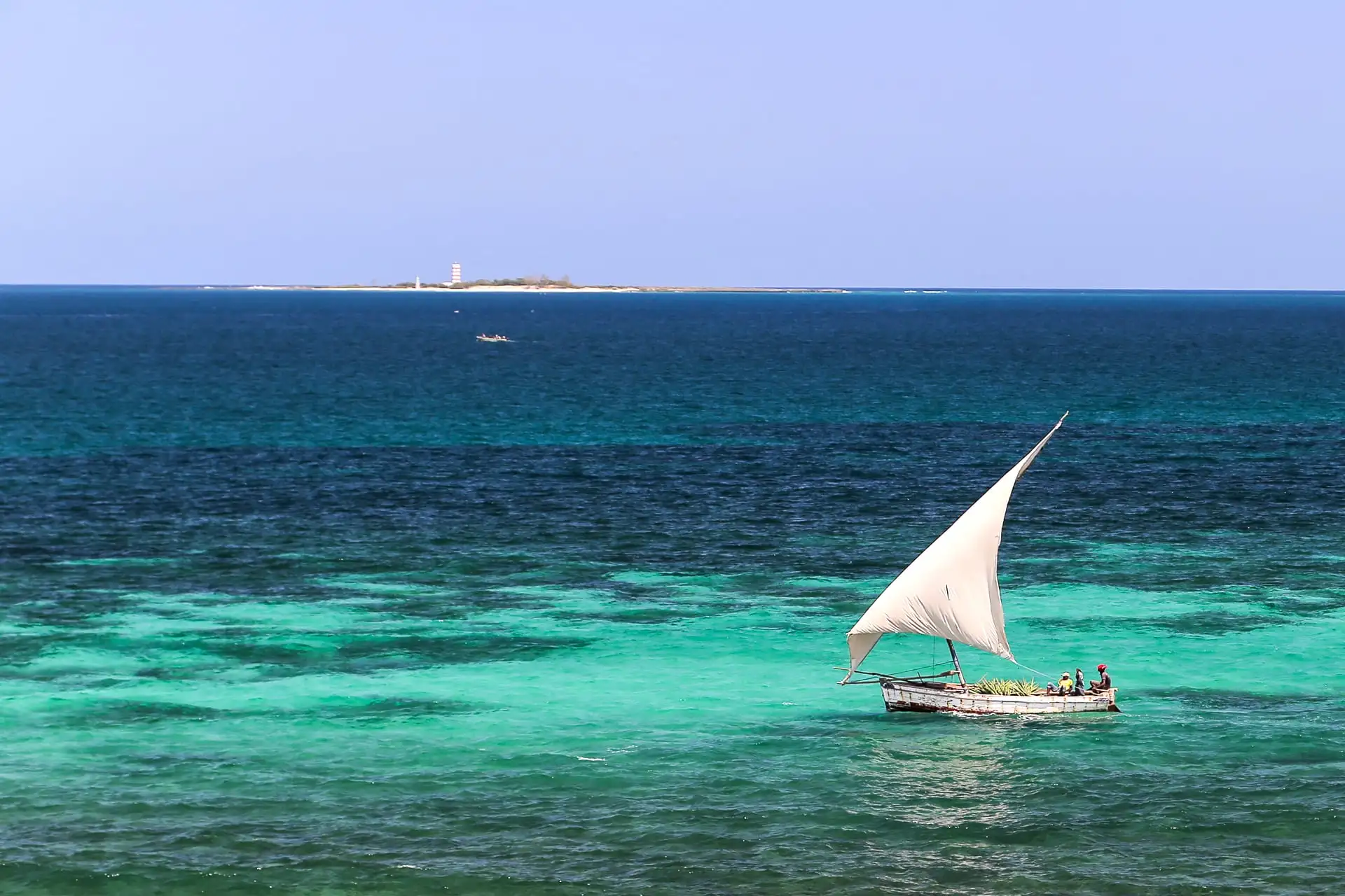 Mozambique Budget Report dhow sailing on the sea