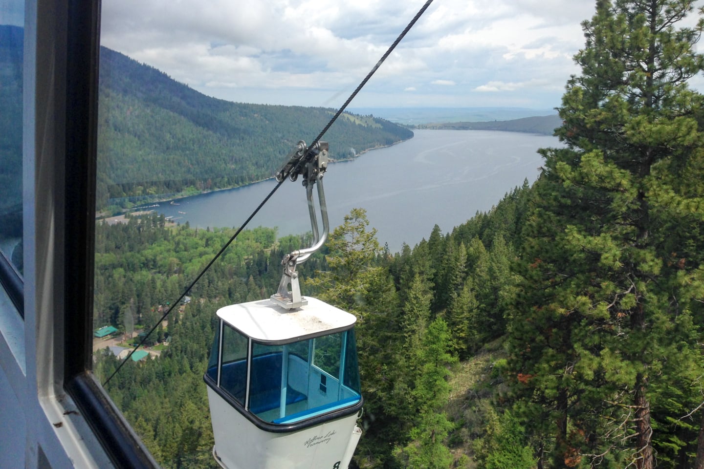 Wallowa Lake Tramway view