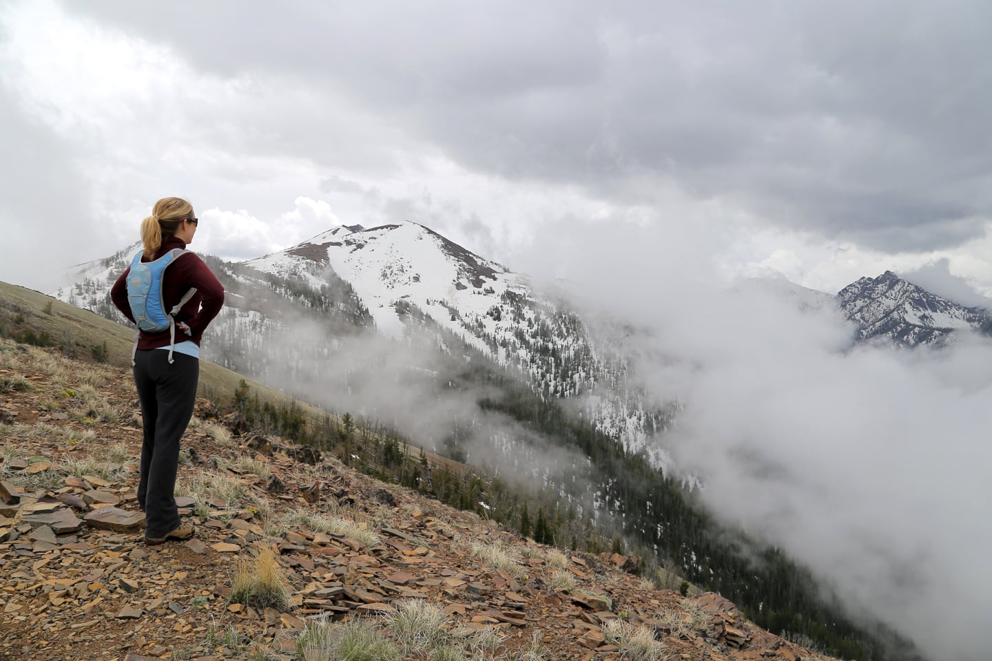 views from summit of Mt Howard Wallowa Lake Tramway upper station