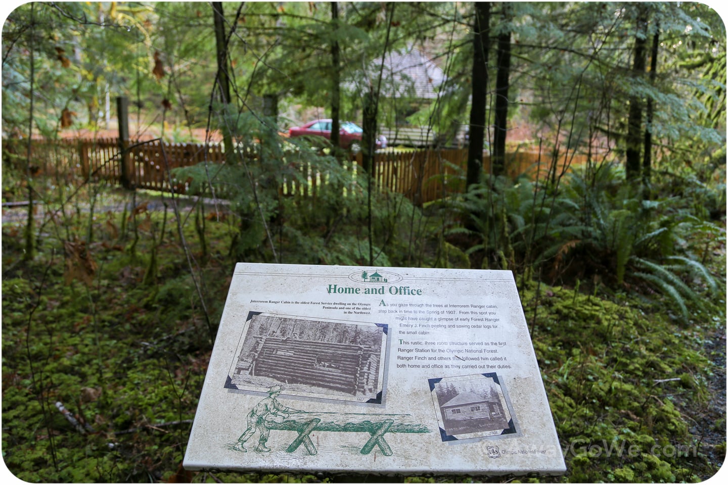 interpretive trail and Interrorem Cabin