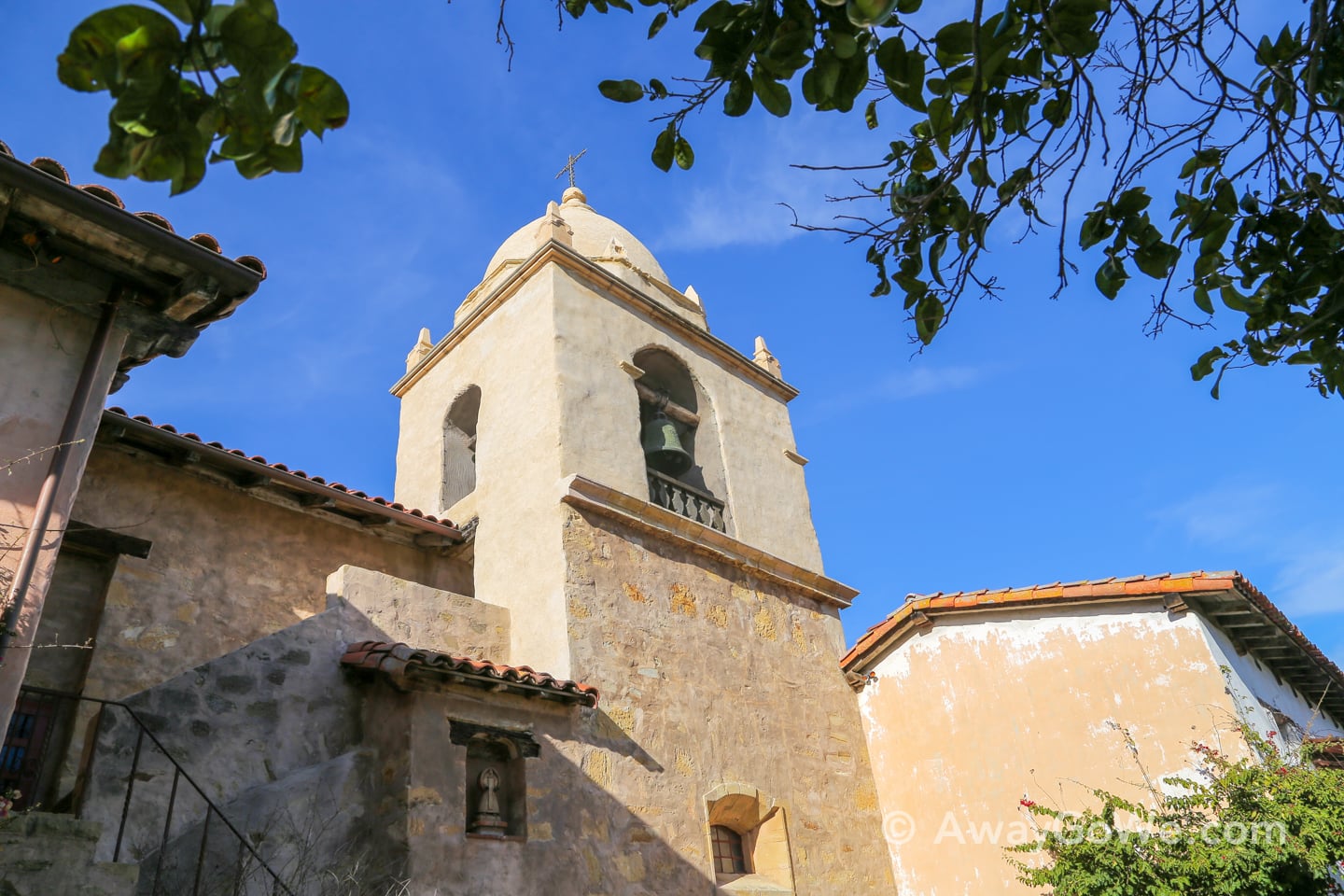 Carmel Mission bell tower