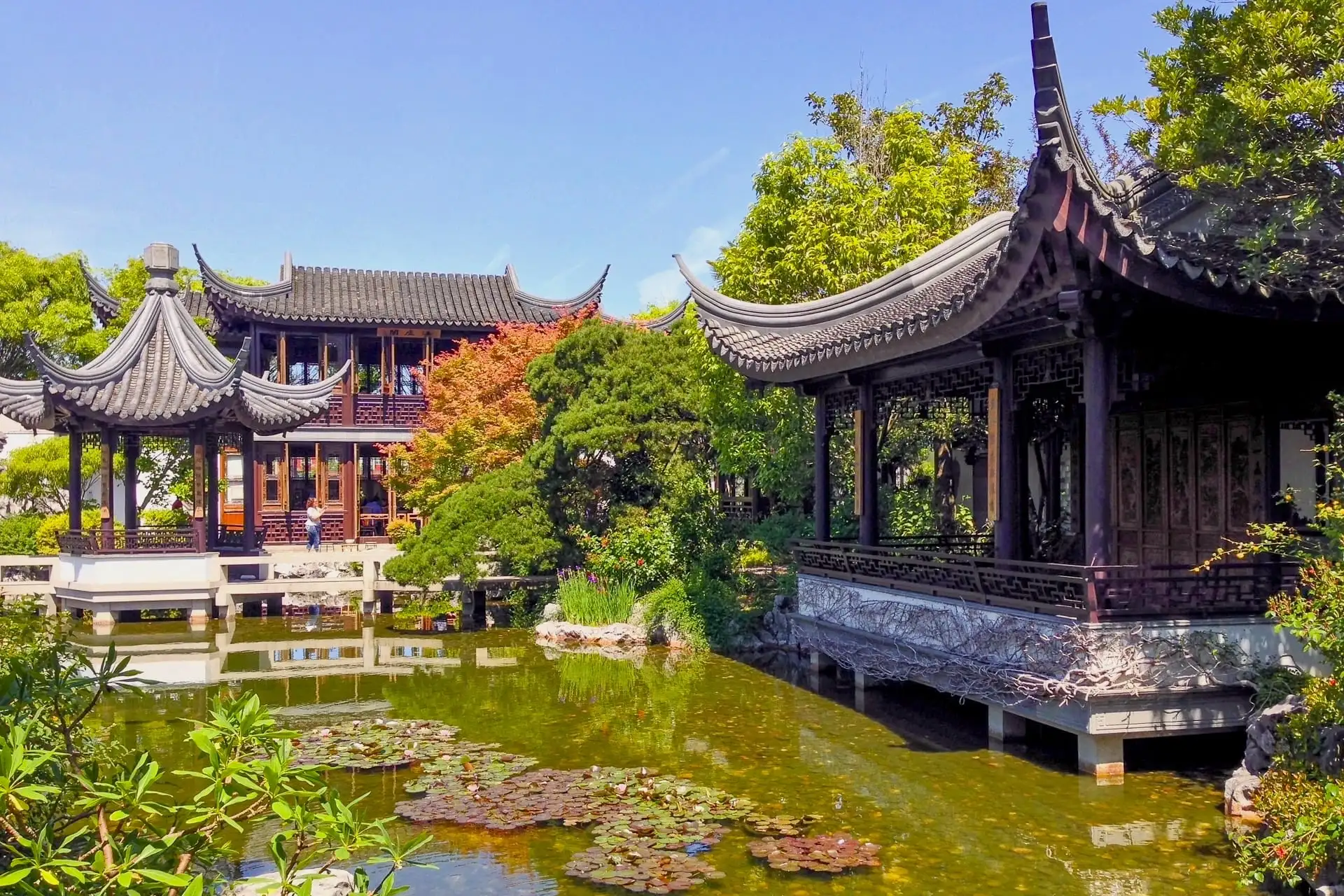 Lan Su Chinese Garden in Portland Oregon