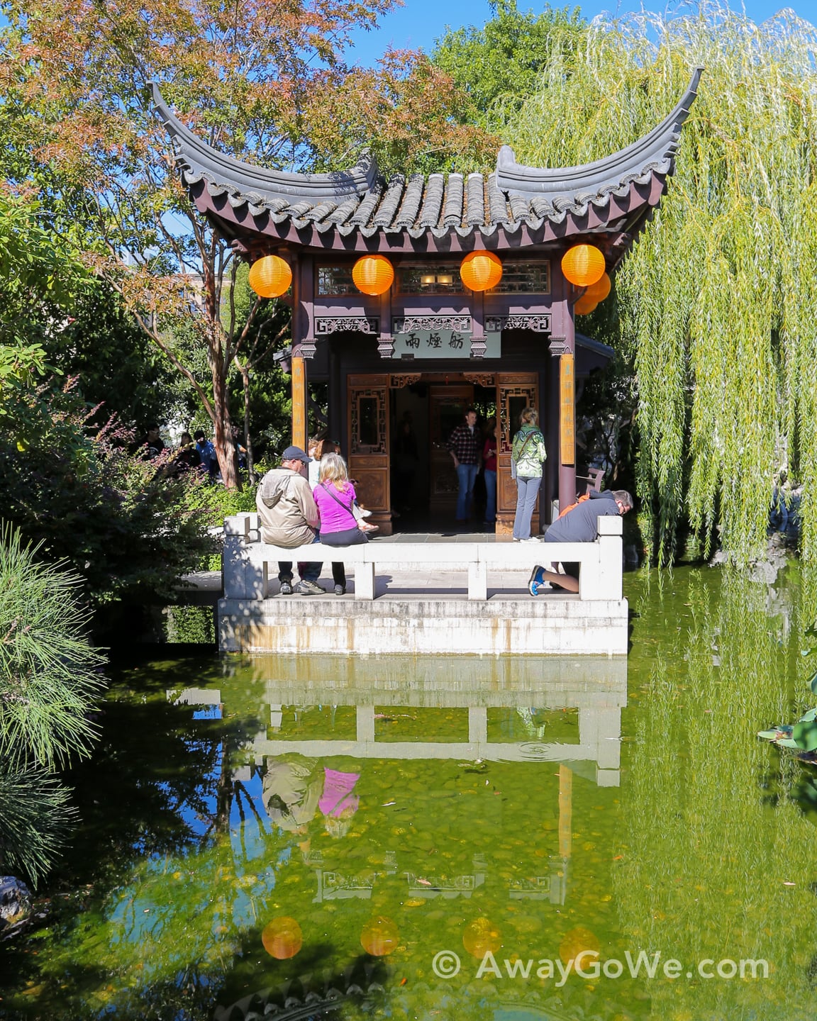 Lan Su Chinese Garden mid-autumn festival
