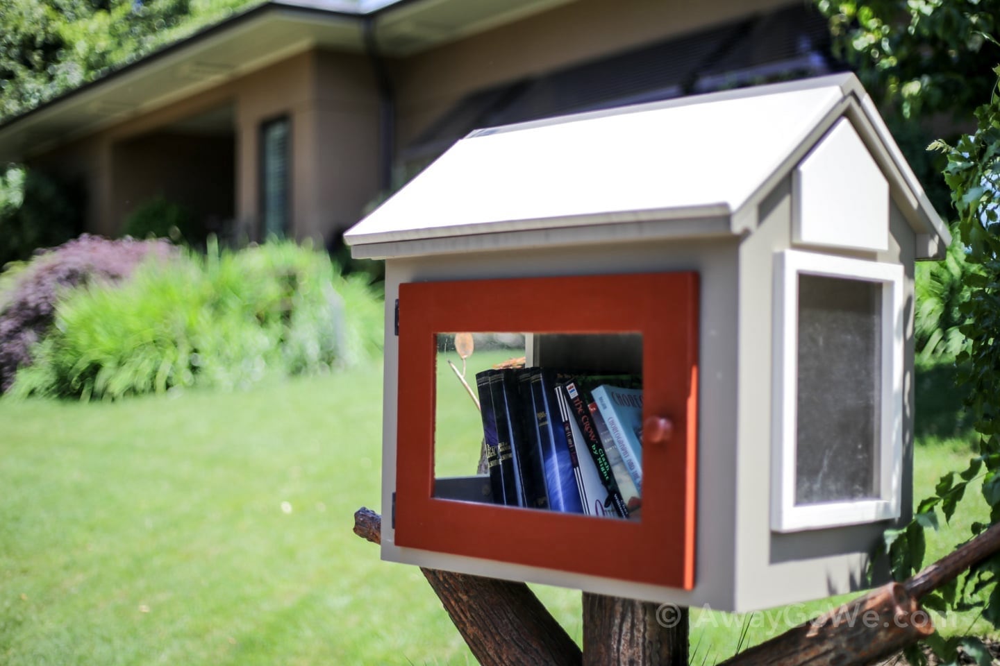 Little Free Libraries Alameda Ridge stairs in Portland Oregon