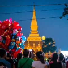 Vientiane Laos festival of the Great Stupa