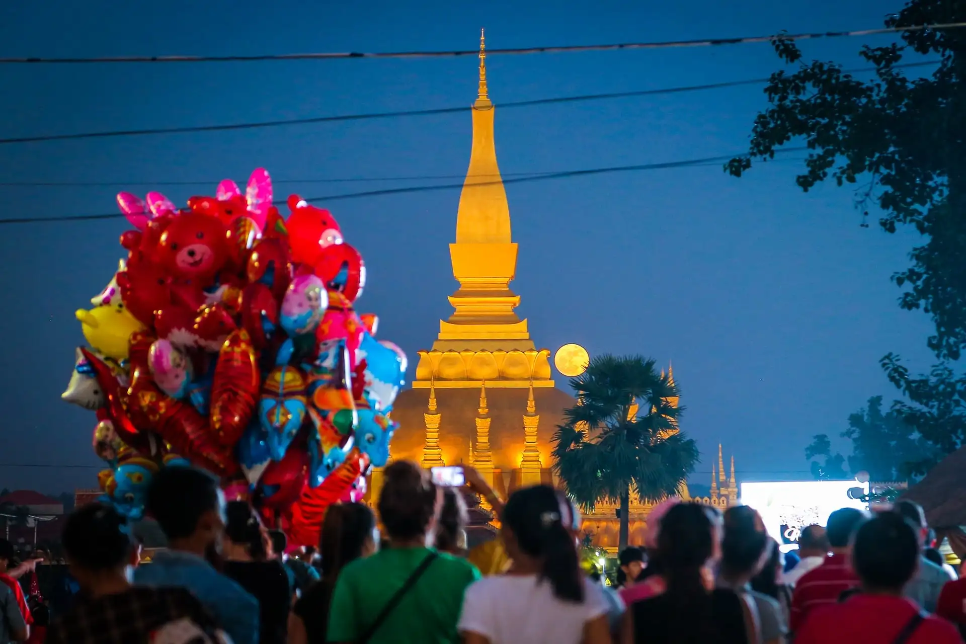 Vientiane Laos festival of the Great Stupa