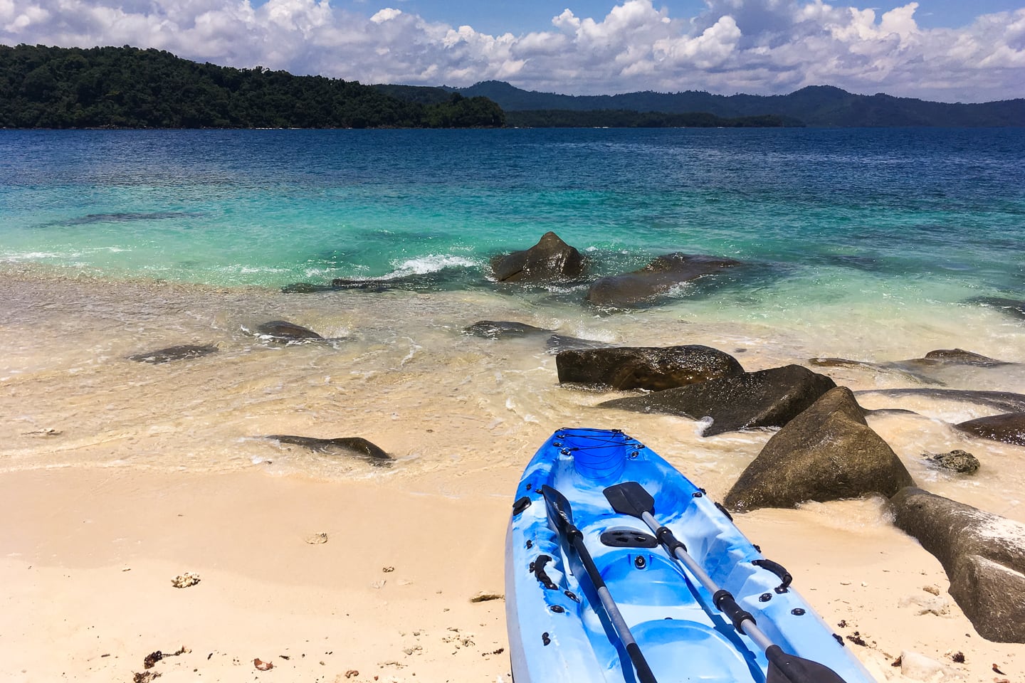 kayak on Pandan Pandan Island (Kota Balud)