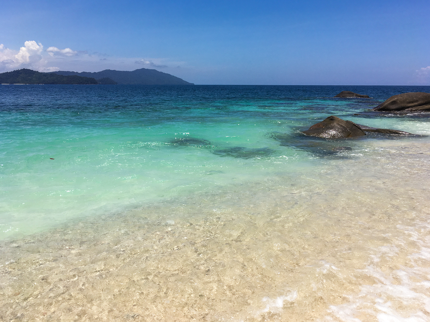 waters off of Pandan Pandan Island (Borneo)