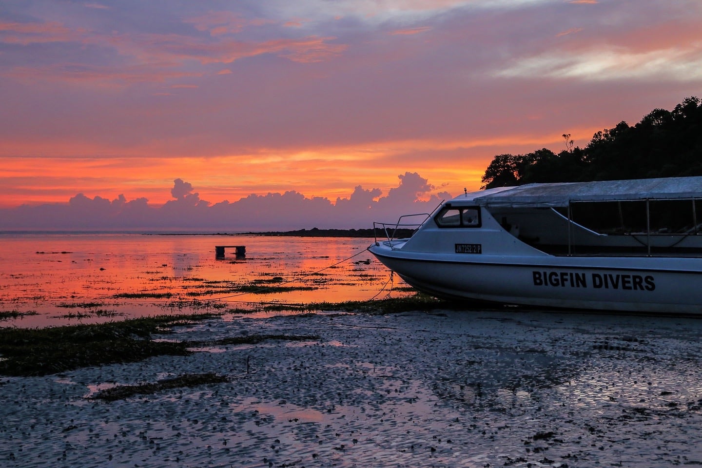 sunset on Pantai Merakit Kota Belud