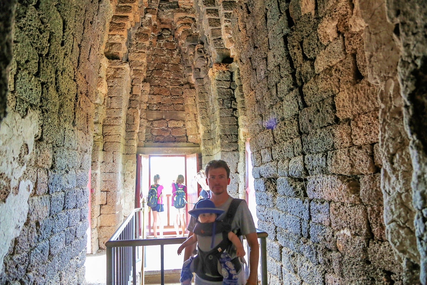 inside ancient temple